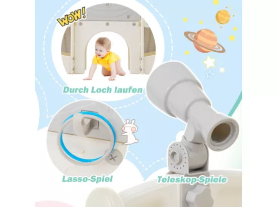 Toboggan 8 en 1 pour enfants - Glissades, escalade, jeux et plus encore