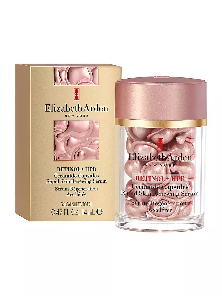 ELIZABETH ARDEN RETINOL + HPR Ceramide Capsules Serum 30 Stück  keine Farbe