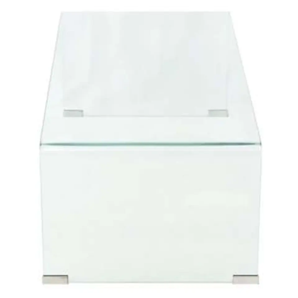 vidaXL - Salontafel - Transparent - Glas
