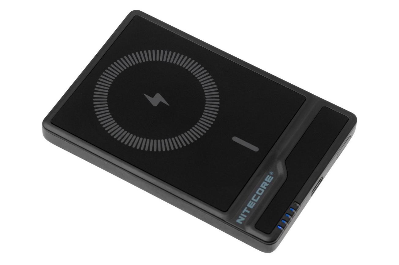 Nitecore NW5000 Magnetic Wireless Charging Powerbank, Forged Carbon Fiber, 5000 mAh