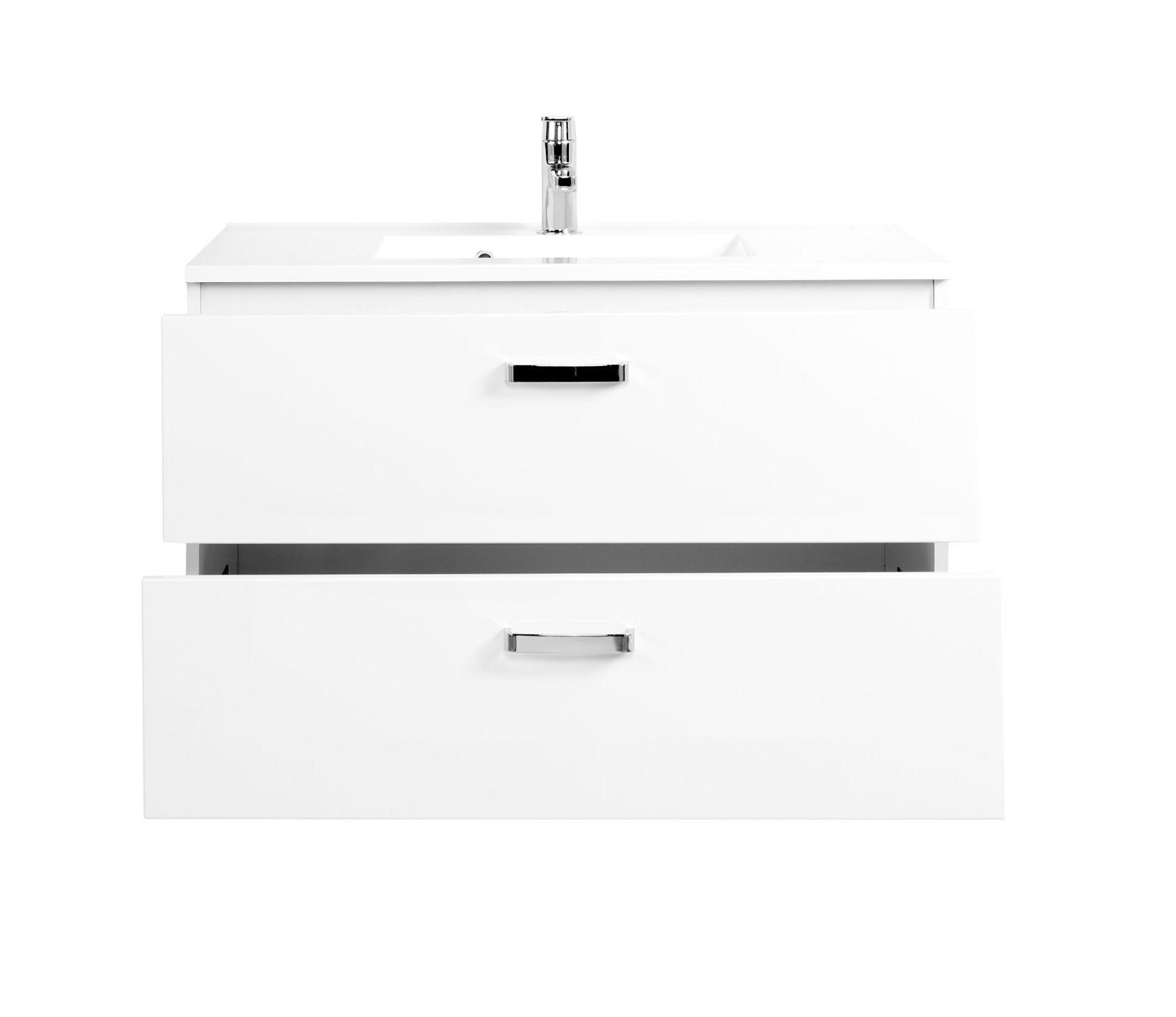 Waschtisch BOLOGNA - weiß Hochglanz - 90 cm