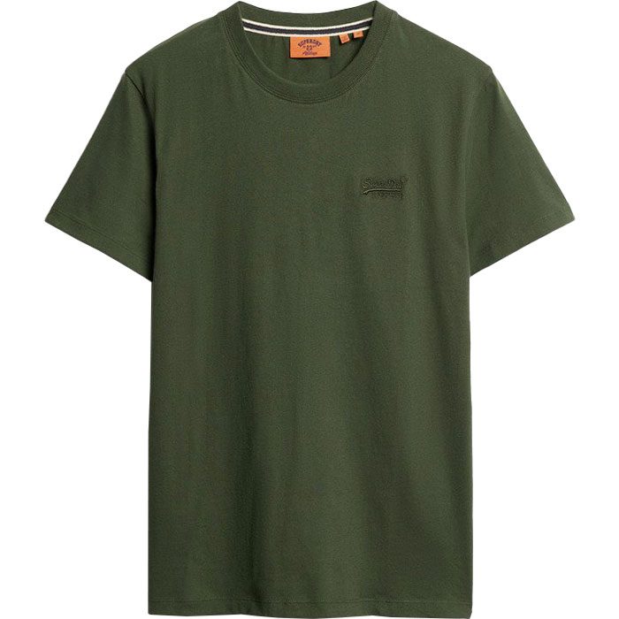 Superdry Essential Logo EMB T-Shirt Herren duffel bag green