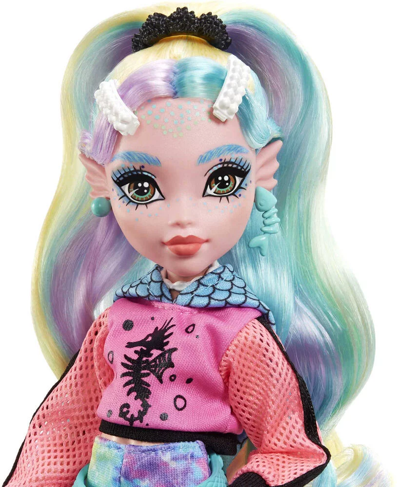 MONSTER HIGH - POUPEE LAGOONA BLUE AVEC PIRANHA DE COMPAGNIE
