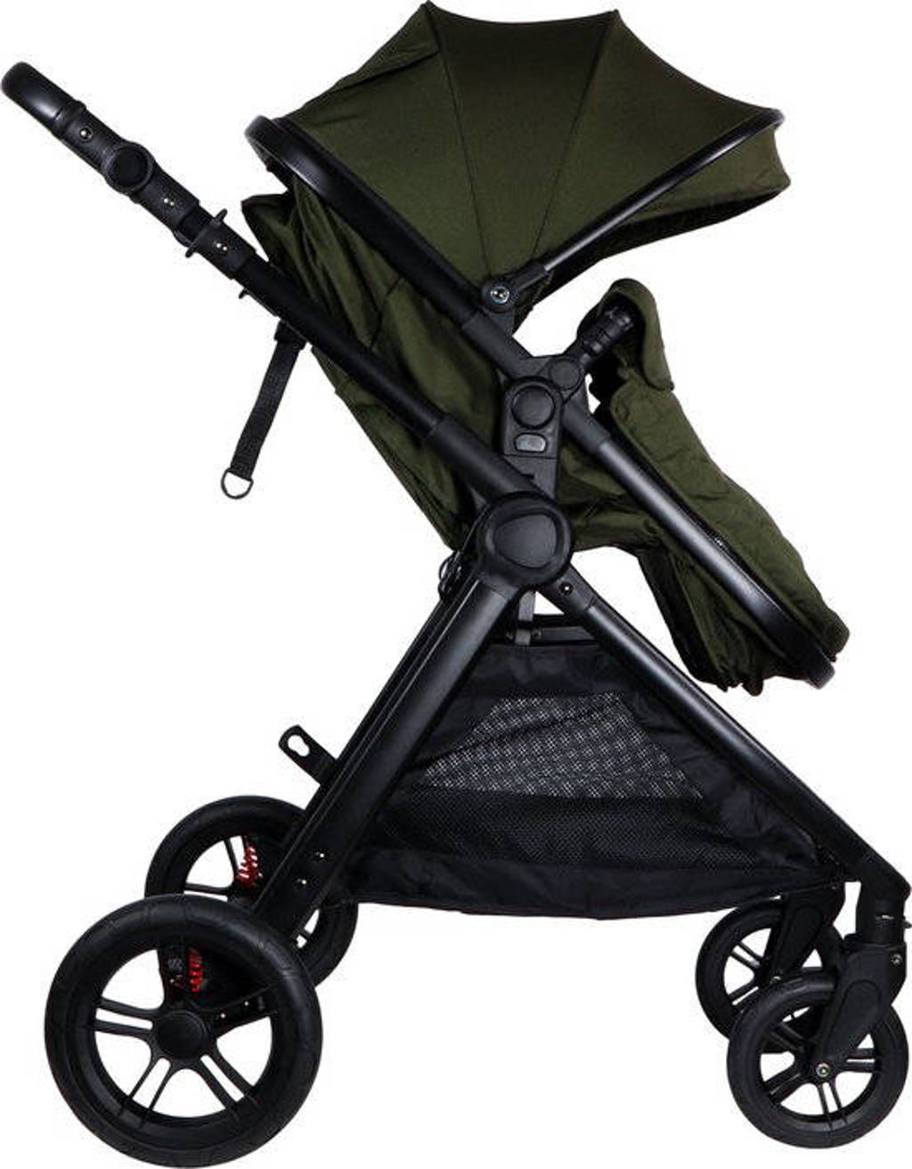 3-in-1 Stroller Liam Black/Forest Green