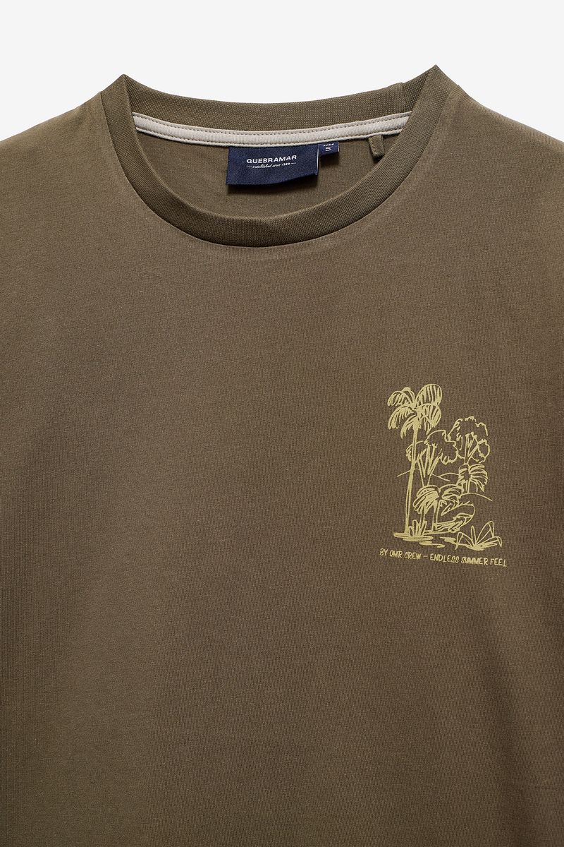 T-SHIRT COM PRINT FLORAL