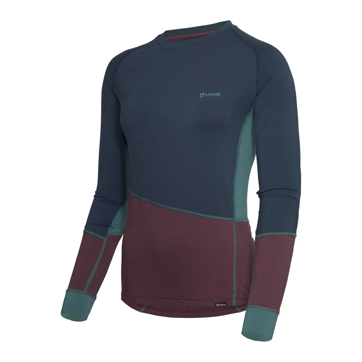 Urberg Women's Tree Base Layer Top Blue Nights