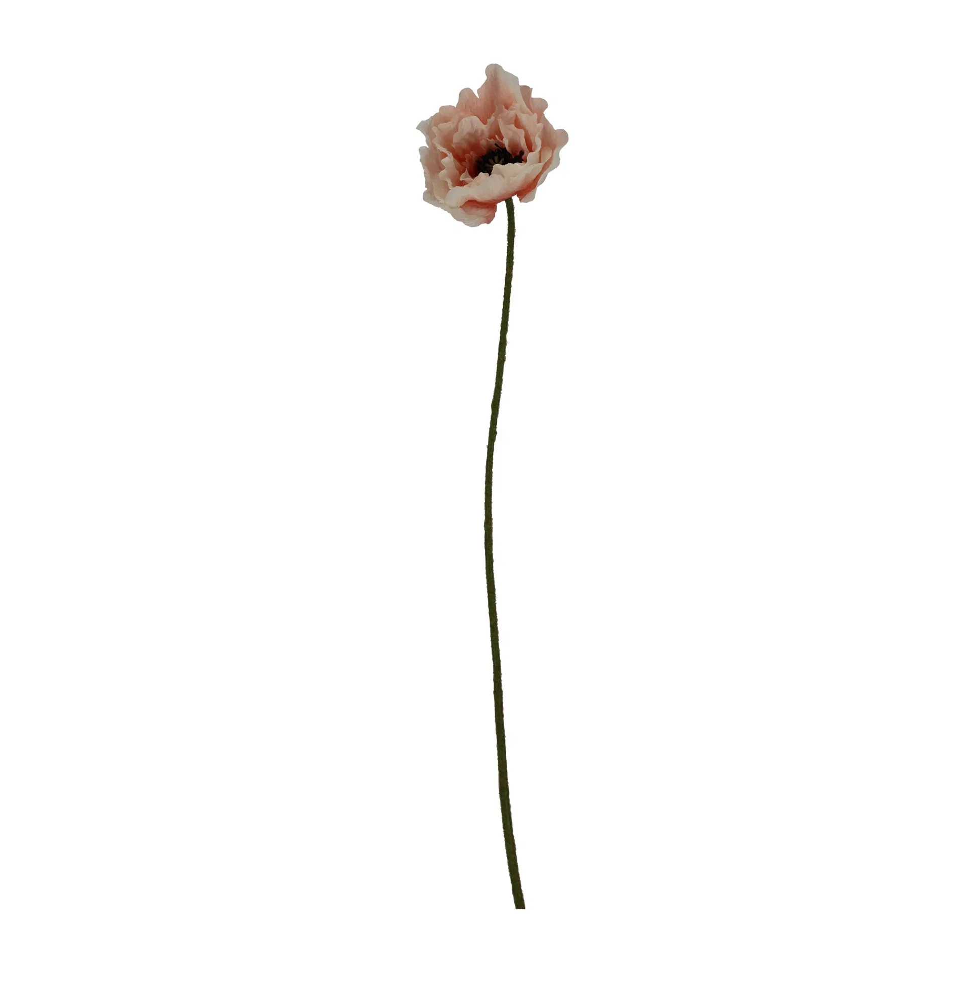 Valmueblomst snitt kunstig Høyde 82 cm