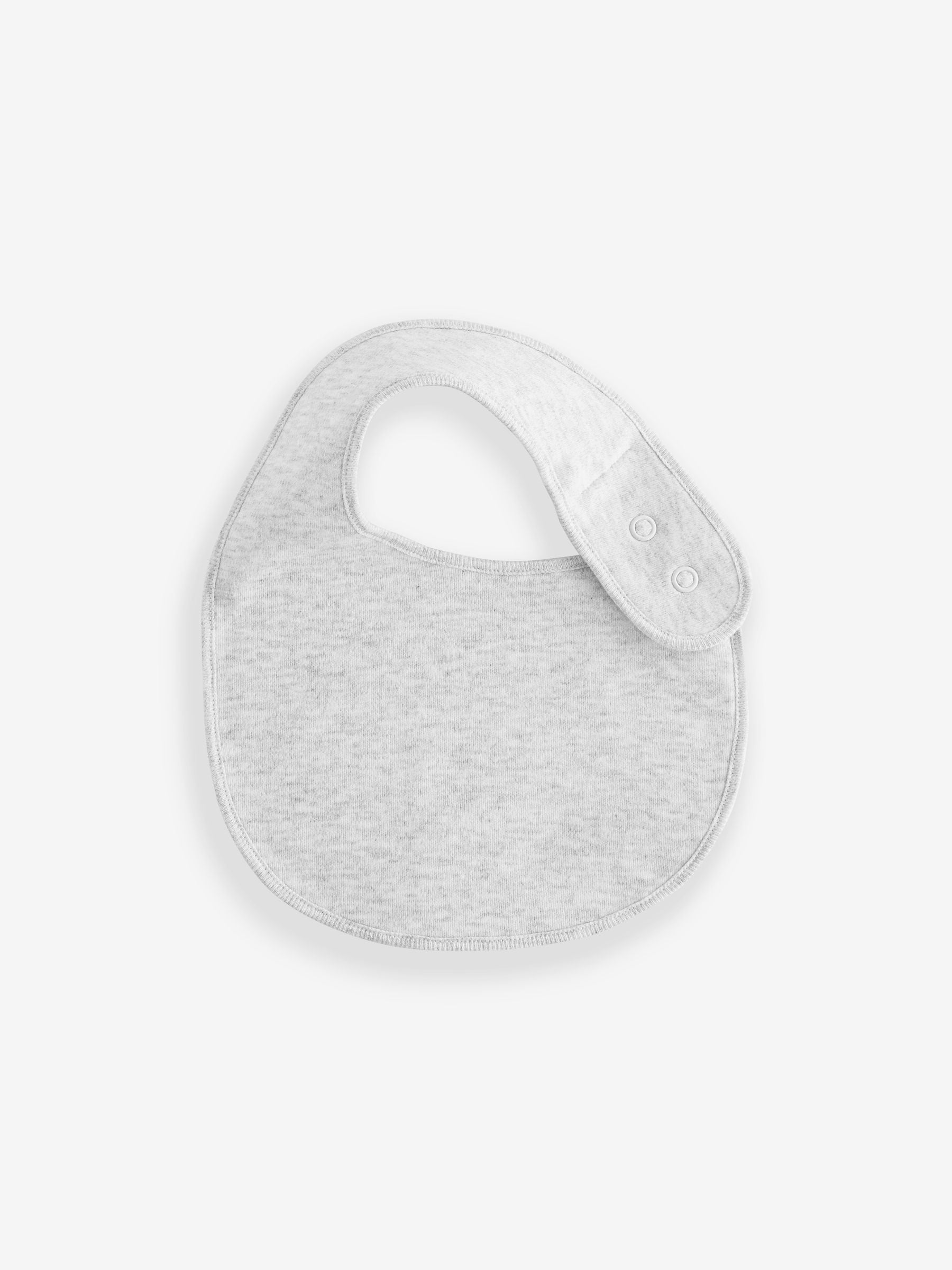 Neutraal - Verpakking van 5 babyslabbetjes van 100% katoen