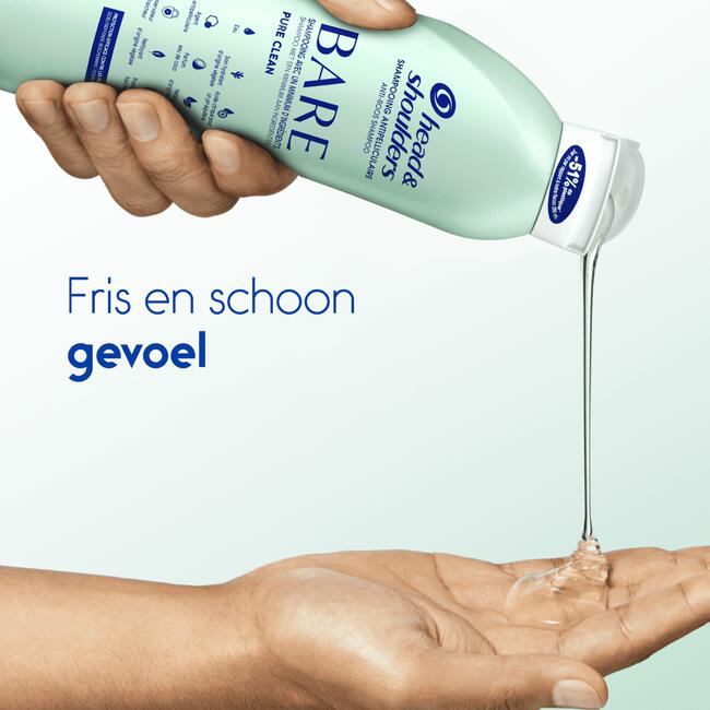 Head & Shoulders Bare Pure Clean Anti-roos Shampoo 400ML