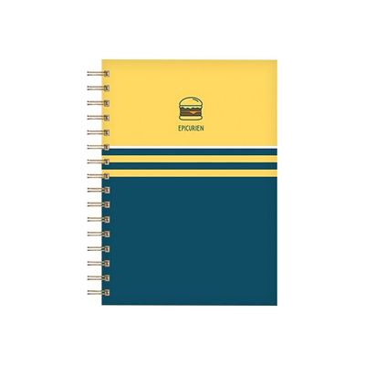 Kiub Pour Lui - Carnet de notes à spirale A5 - ligné - épicurien