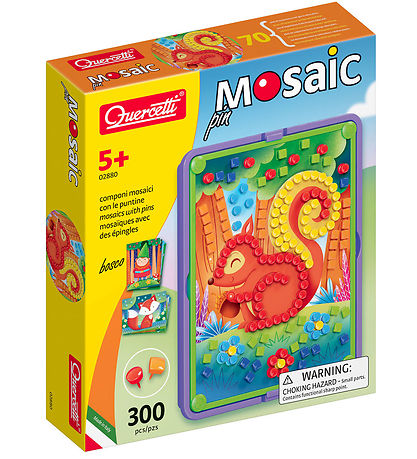Quercetti Stecknadelmosaik - Stecknadel - Wald - 300 Teile - 028