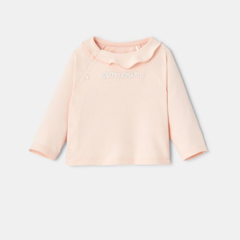 Ensemble sweat et pantalon rose naissance Absorba Rose