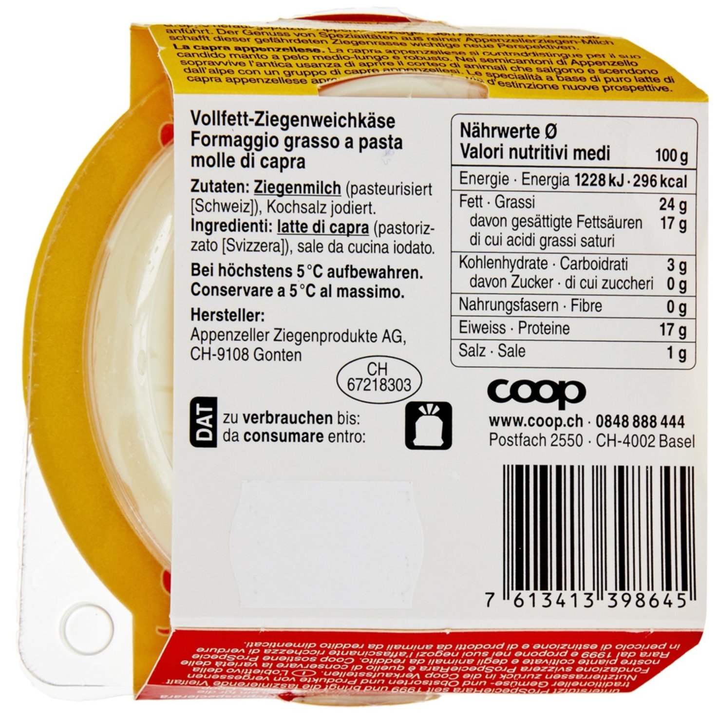 ProSpecieRara Ziegenweichkäse