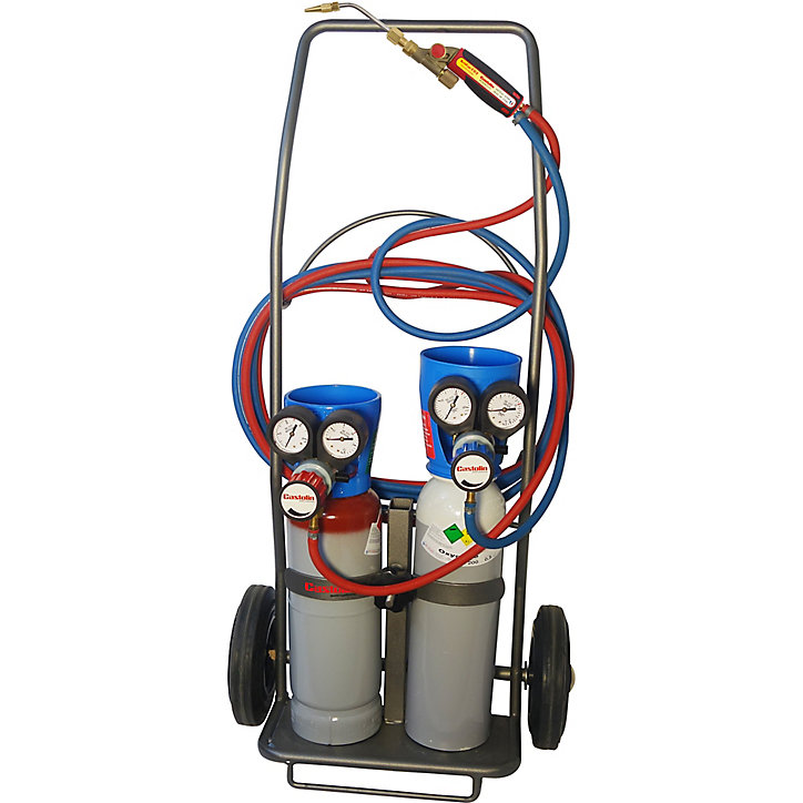 Poste à souder mini Castolin Castoflam Oxyflam 500 avec bouteille Oxygene / Acetylene