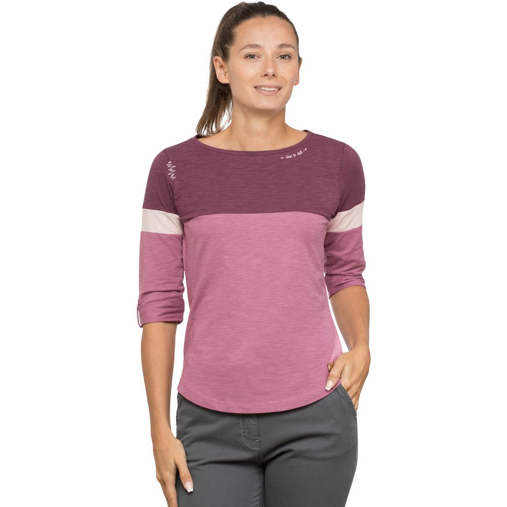 Chillaz Balanced Longsleeve Damen dark bordeaux