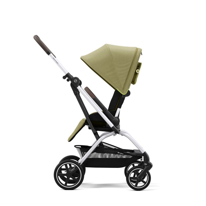 Poussette Eezy S Twist+ 2 châssis Silver - Nature Green - Ecru