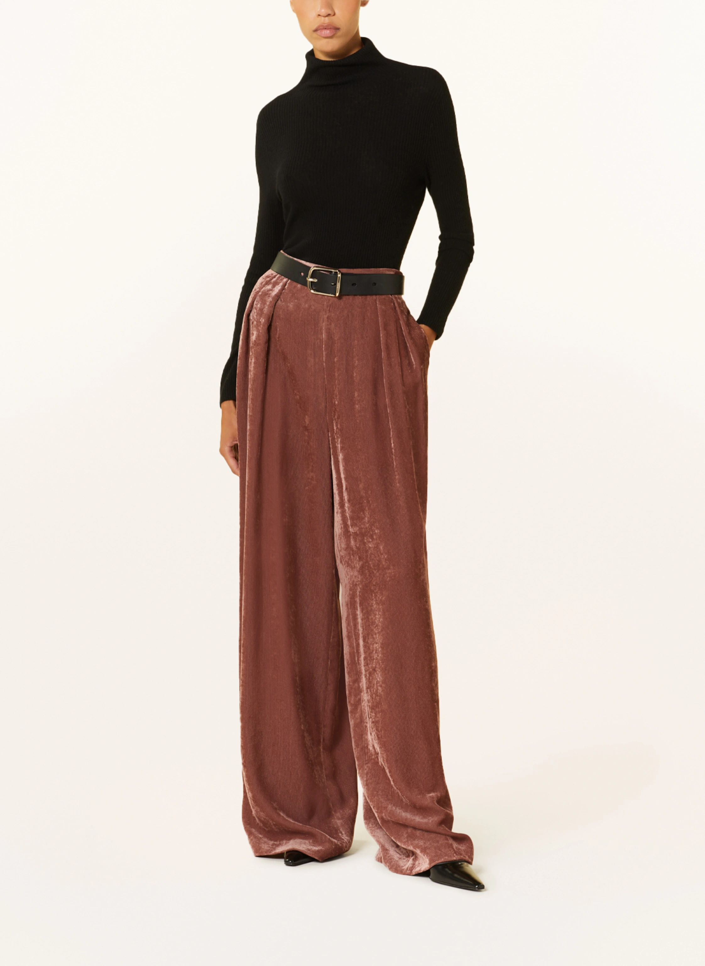 FABIANA FILIPPI Marlenehose aus Samt