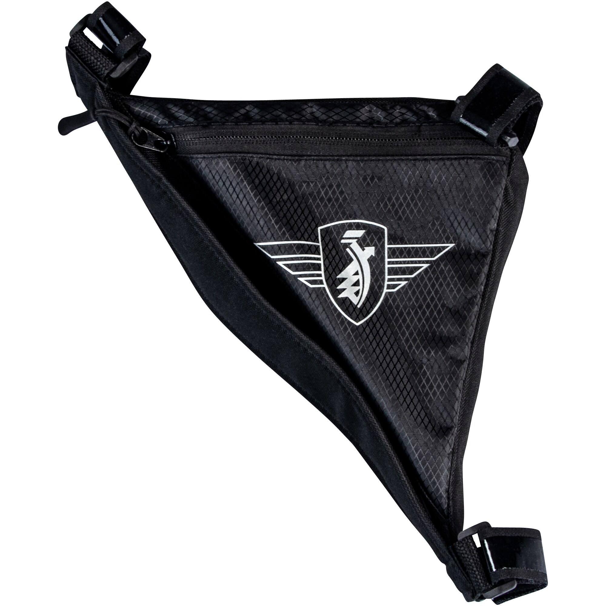 Zündapp Fahrradtasche für den Fahrrad Rahmen Tasche Oberrohrtasche Rahmentasche mit Klett und Reißverschluss