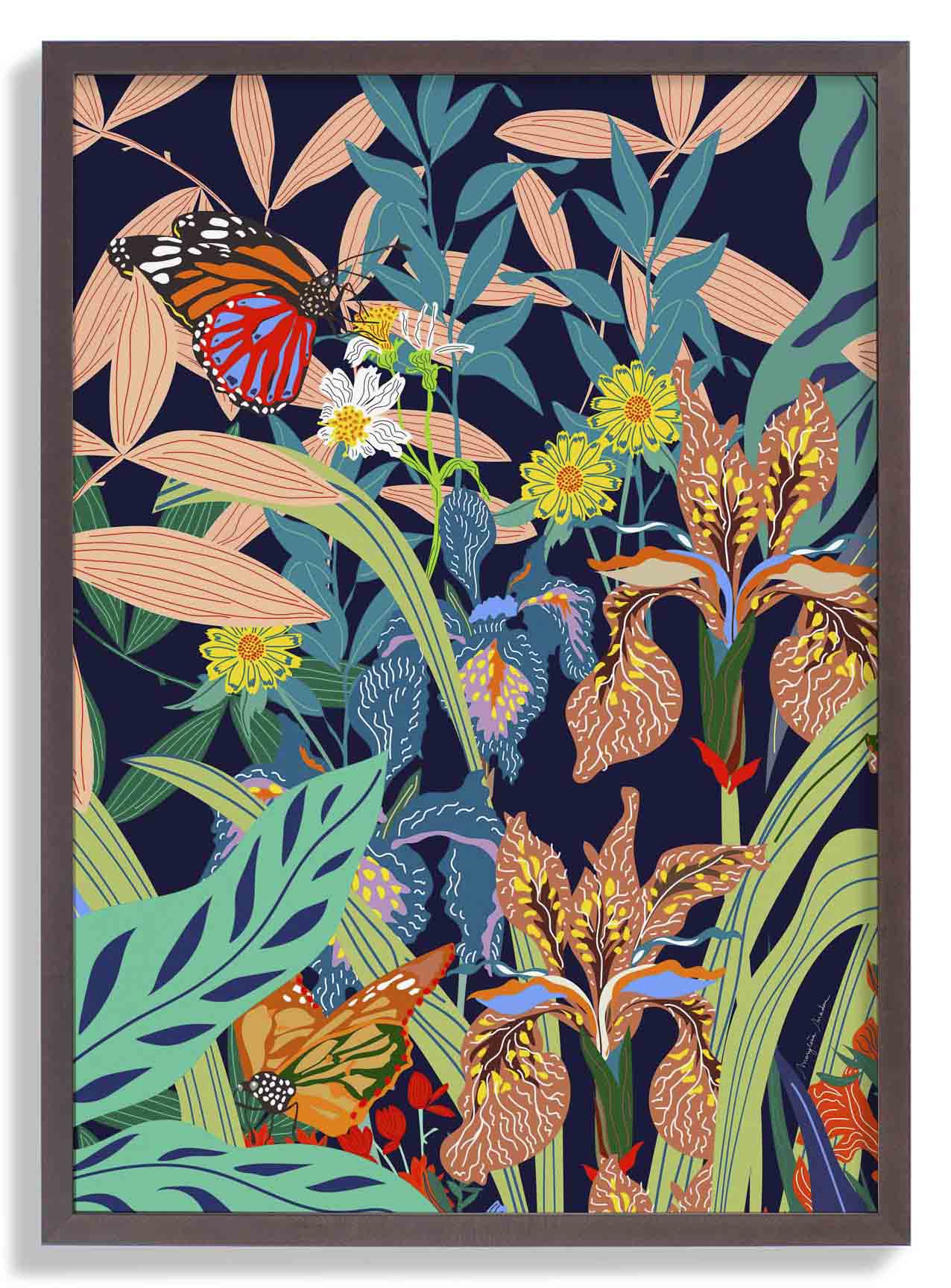 Schmetterling Tropischer Garten von MARYLENE MADOU