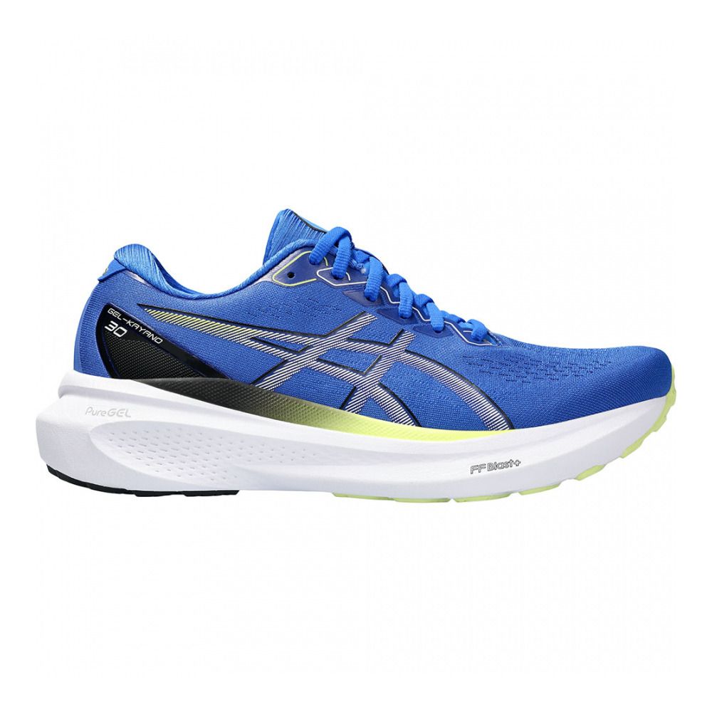 Asics GEL-KAYANO 30 - Chaussures running Homme illusion blue/glow yellow