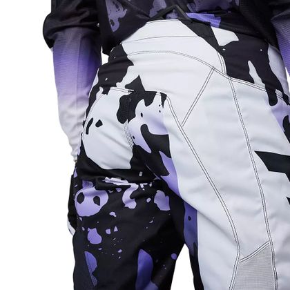 Pantalon cross Fox 180 MORPHIC 2023 - Noir / Blanc