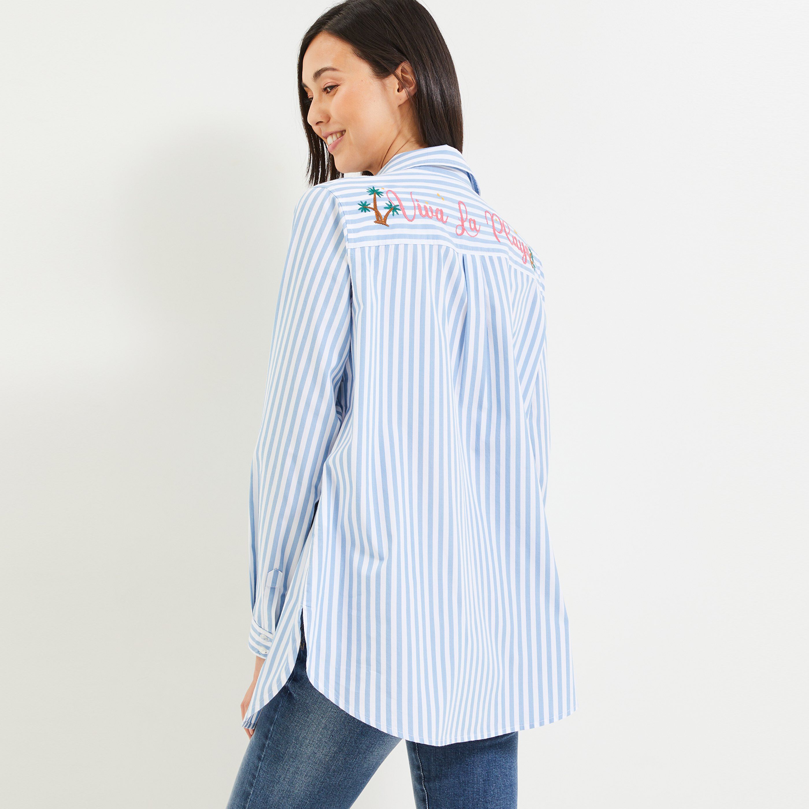 Chemise rayée femme - IMPRIME