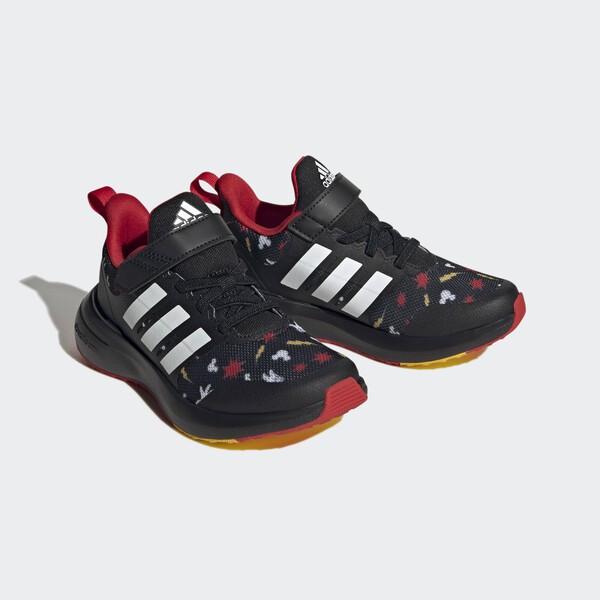 ADIDAS ORIGINALS CHAUSSURE À LACETS ÉLASTIQUES ET SCRATCH SUR LE DESSUS ADIDAS X DISNEY FORTARUN 2.0 MICKEY CLOUDFOAM