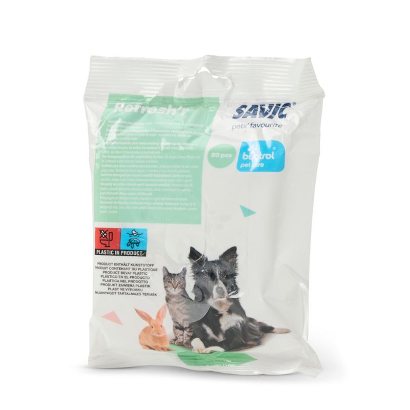 Lingettes désinfectantes Savic Refresh'r Sensitive