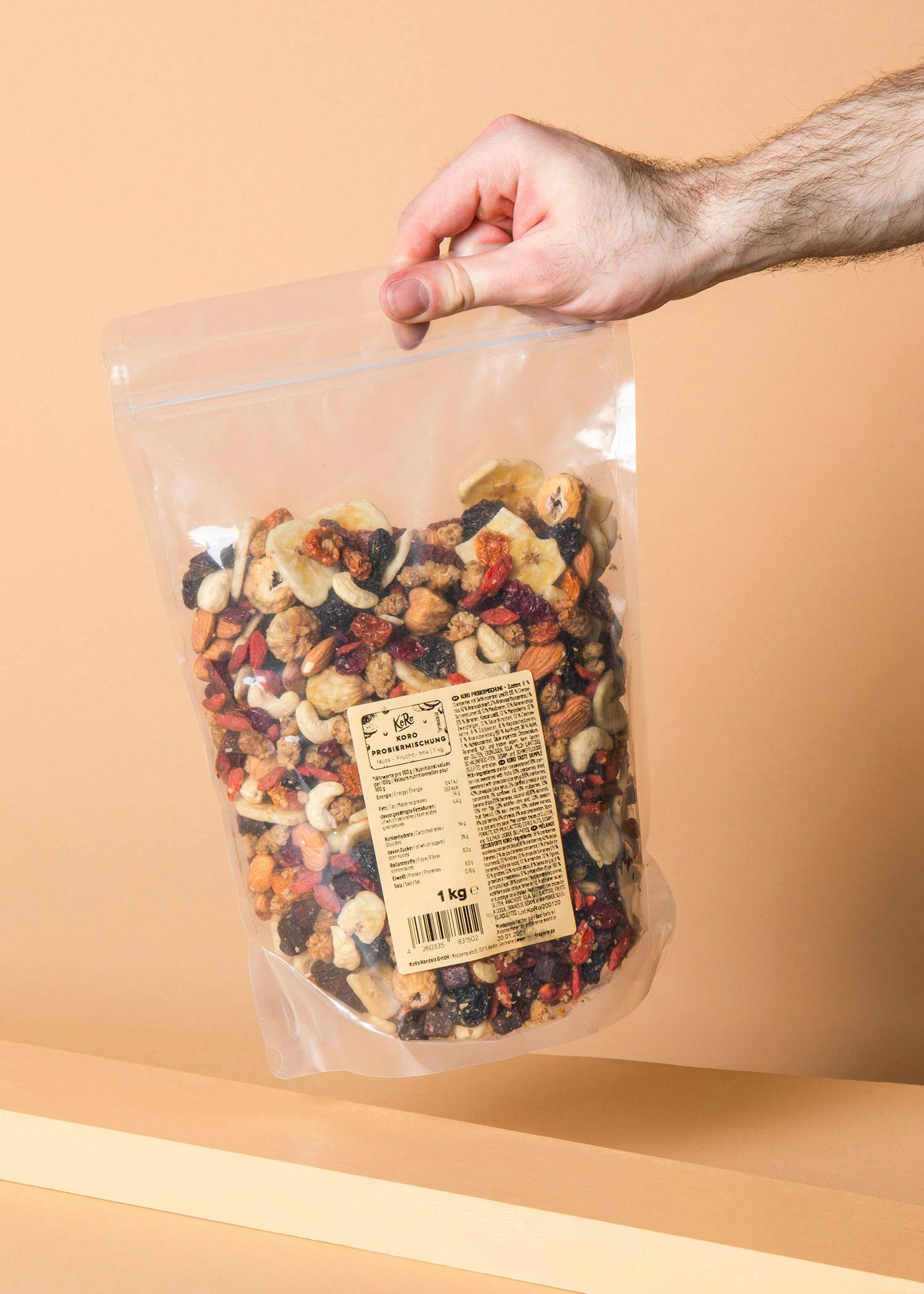 Nuss Frucht Mix mit Cranberrys und Açai 1 kg