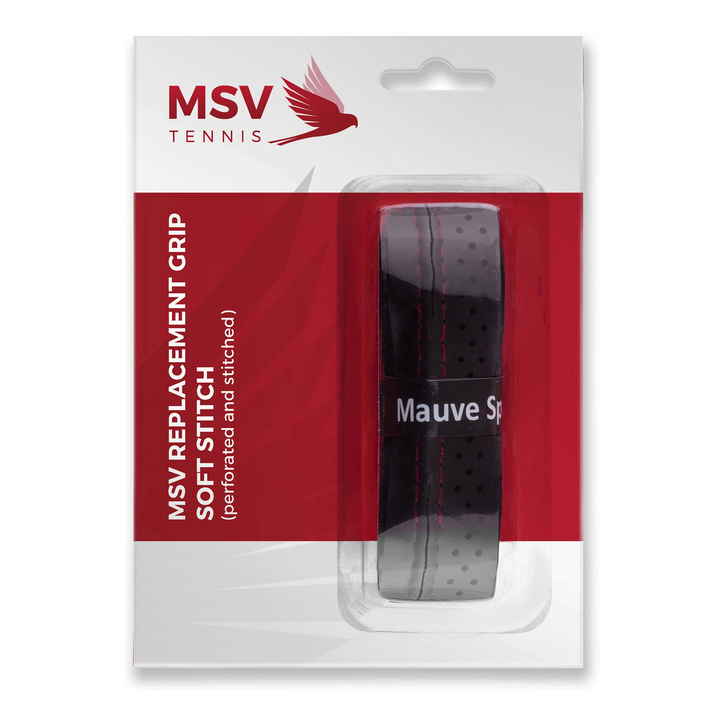 MSV Basic Grip Soft-Stich Perforated And Stitched Pack 1 Unité - Noir