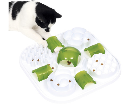 Kattenspeelgoed Catit Traet Puzzel 41 x 41 x 10 cm wit-groen