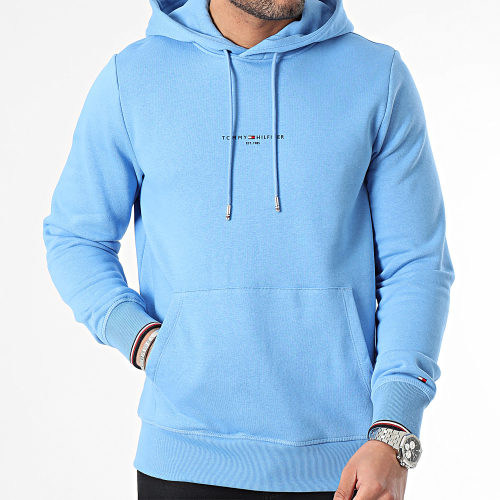 Sweat A Capuche Logo Tipped 2673 Bleu