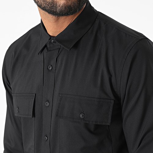 Chemise Manches Longues J529 Noir