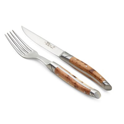Steakgabel Wacholderholz