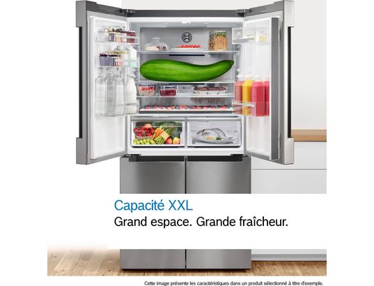 BOSCH - Réfrigérateur américain KAD93AIDP, Total No Frost