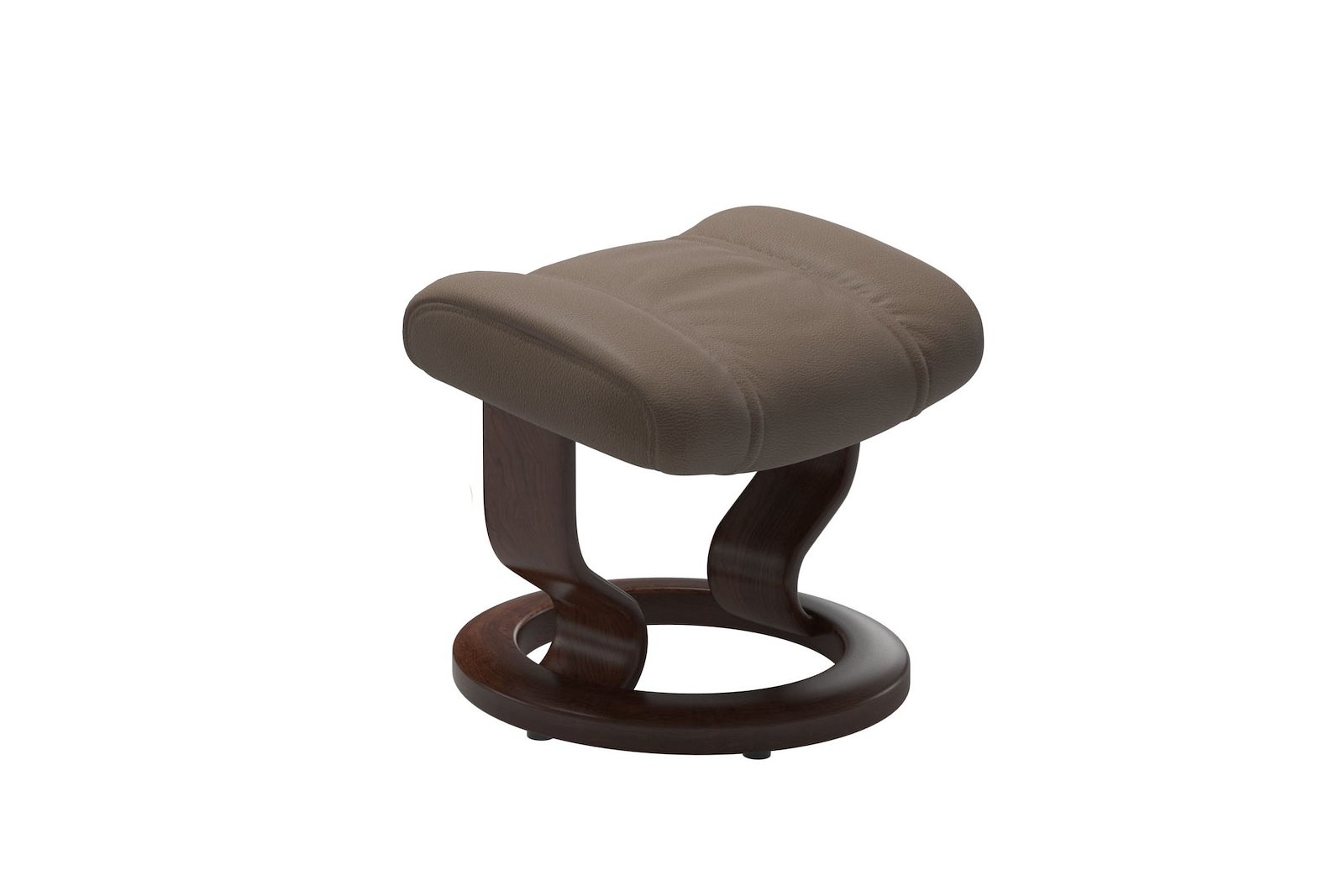 Wing krakk I hud Batick Mole med Classic - Brun beiset understell.