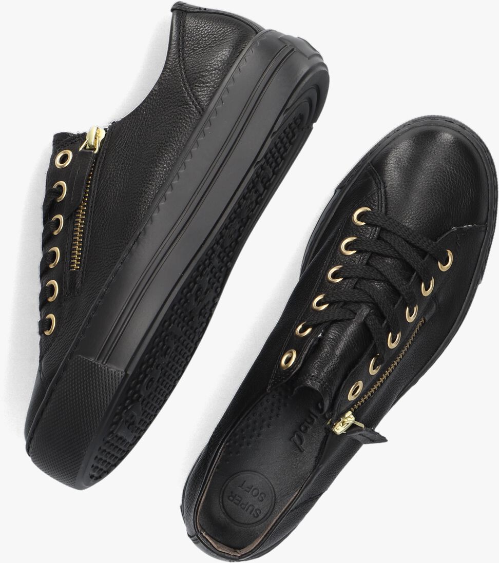 PAUL GREEN zwarte paul green lage sneakers 5006