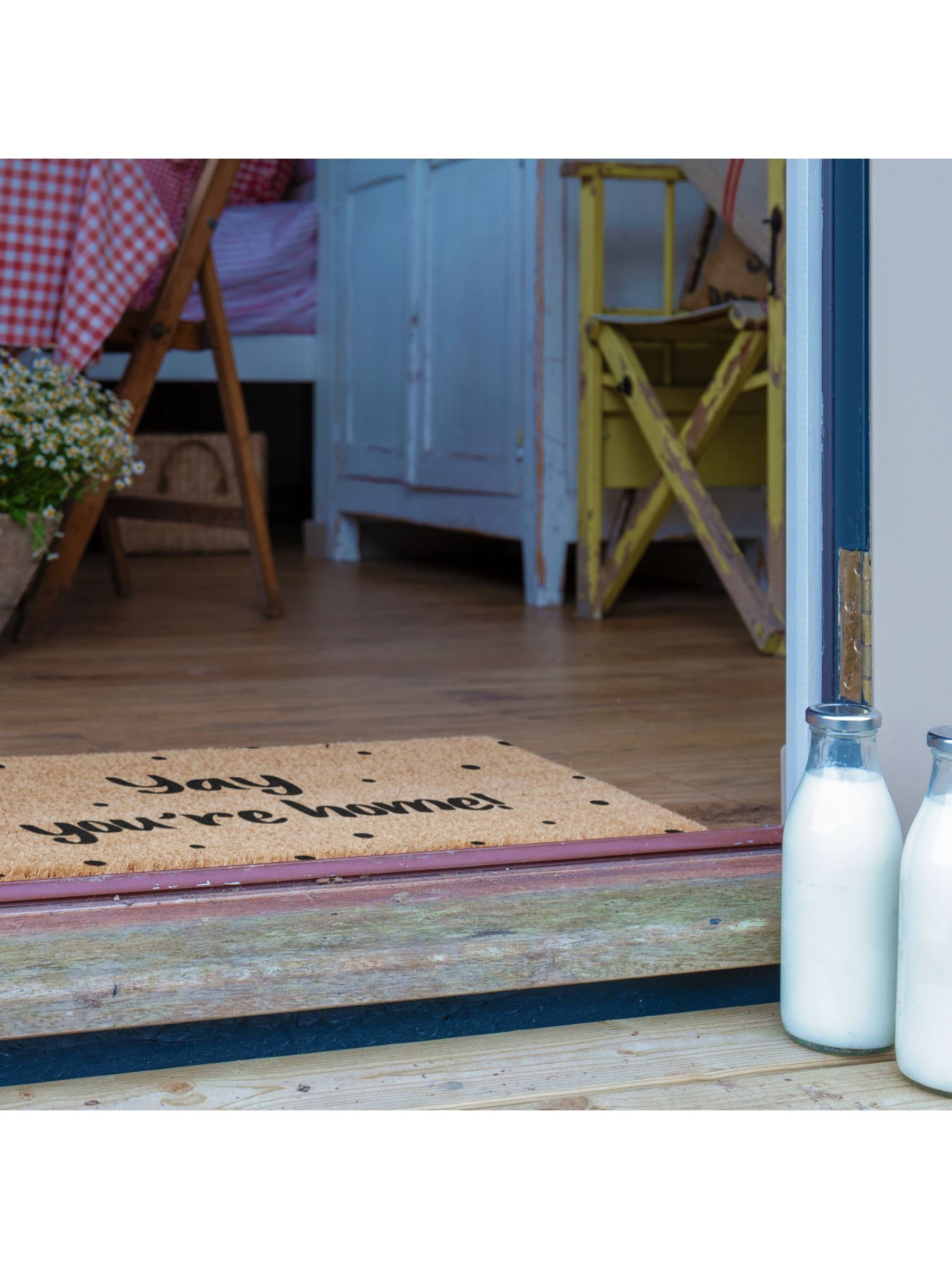 Artsy Mats Yay You're Wonen Spotty Deurmat