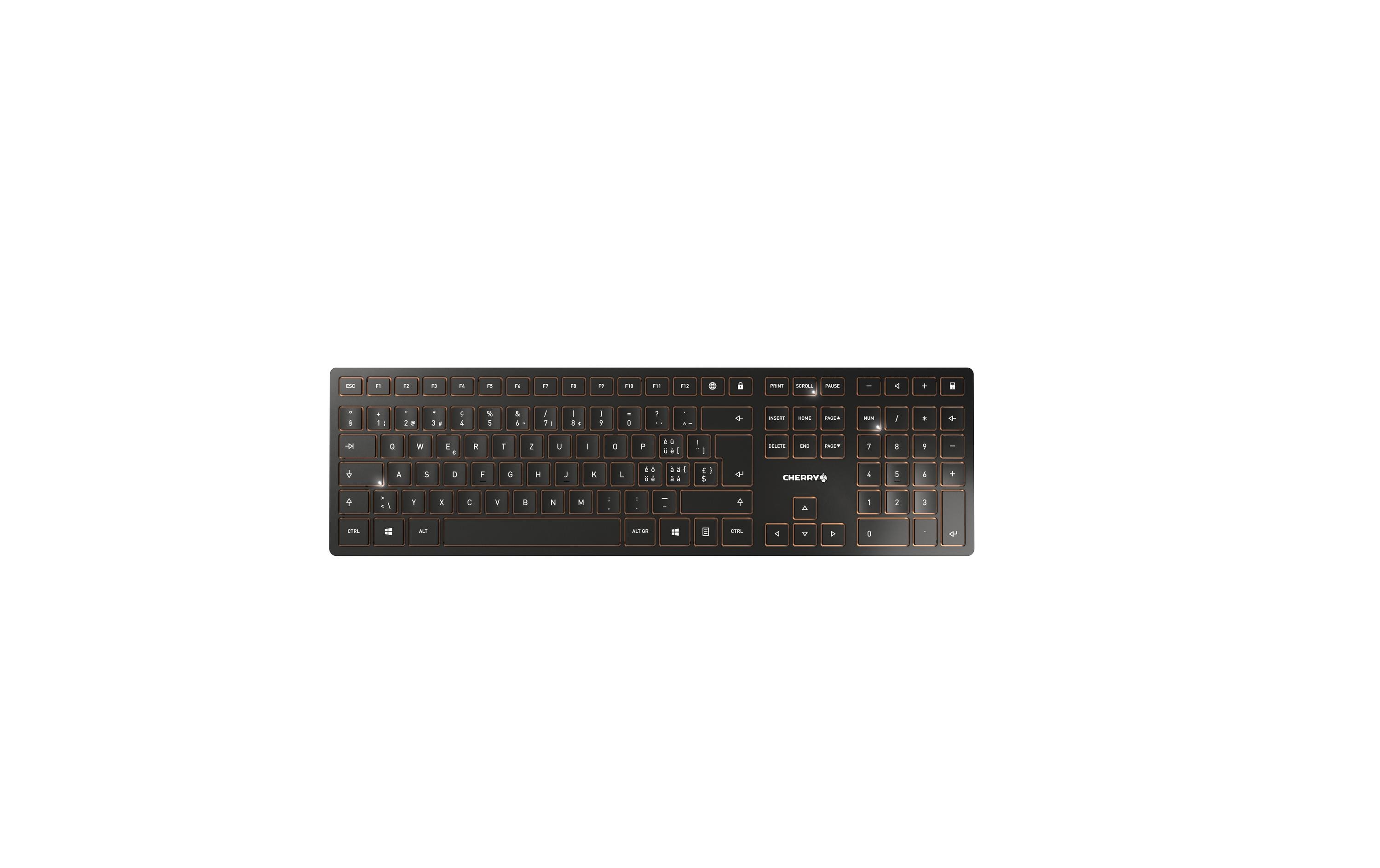 Tastatur-Maus-Set DW 9100 Slim Schwarz / Bronze<br>Hochwertiges und kabelloses Desktop-Set mit elegantem Deisgn