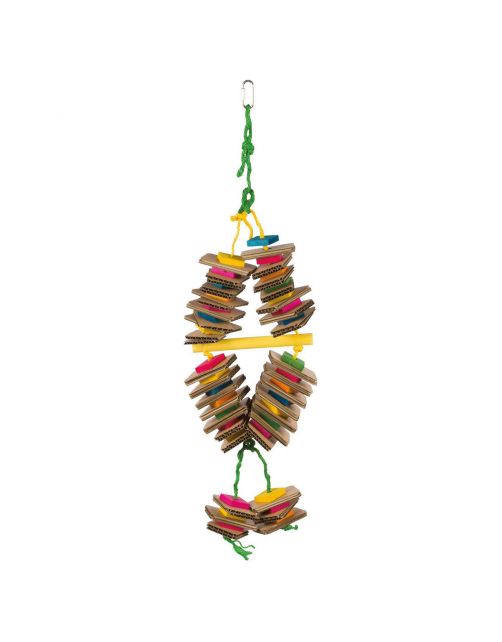 Trixie Speelgoed Aan Sisaltouw - Vogelspeelgoed - 18x35 cm Multi-Color