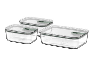 EasyClip set glazen vershouddozen 3-delig (2x 700 ml   1x 1500 ml) - Nordic sage