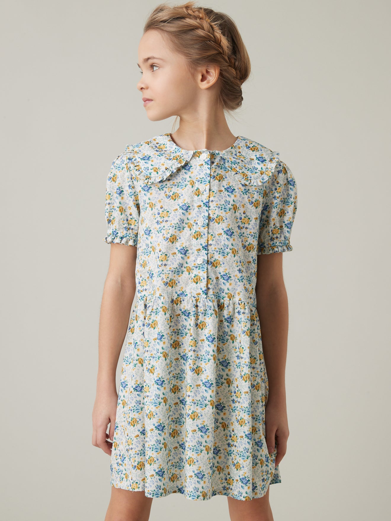 Robe Fille en tissu Liberty