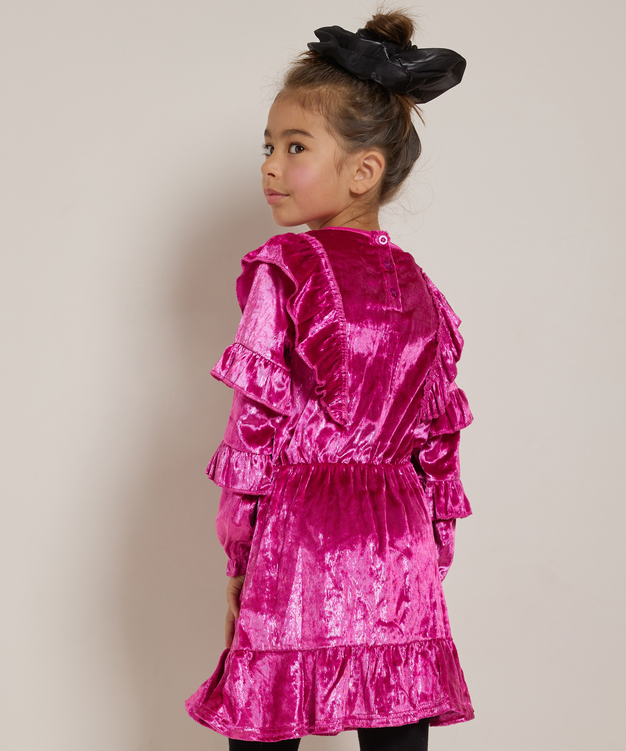 velvet jurk met glans