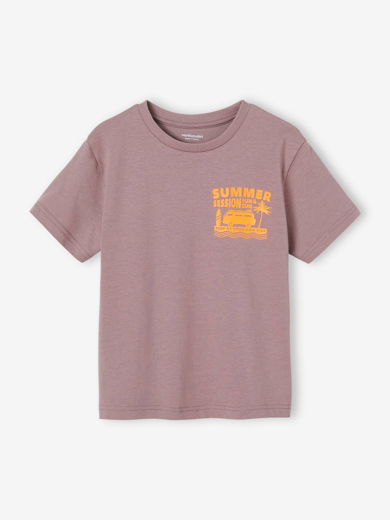 Camiseta com estampa, para meninos, lavanda
