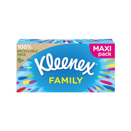 Family Taschentücher Kosmetik Tuch Box Nastuch Maxi Pack (1127) - 128 Stück