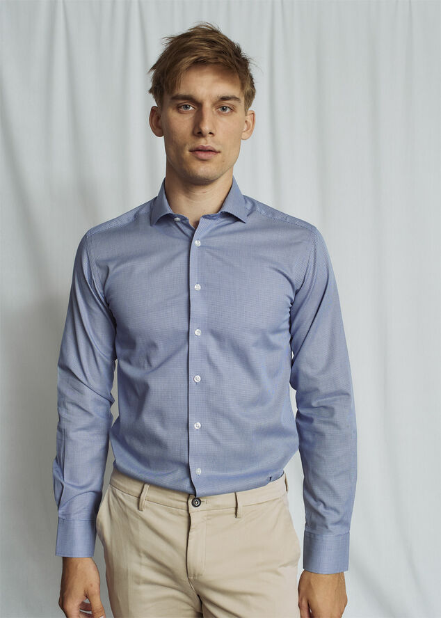 Bruun & Stengade BS Devin Modern Fit Shirt Blue