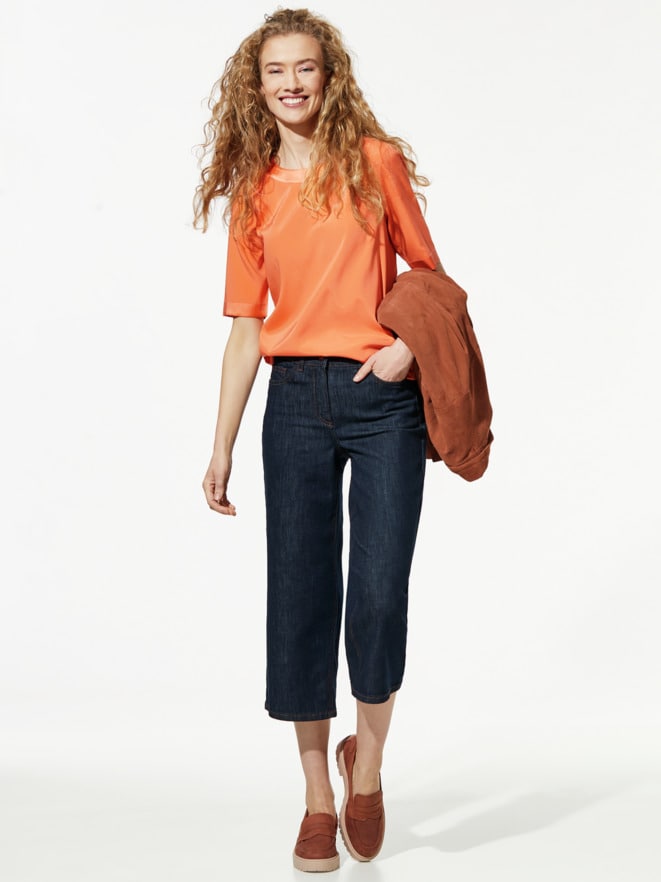 Seiden-Shirtbluse Edel-Basic