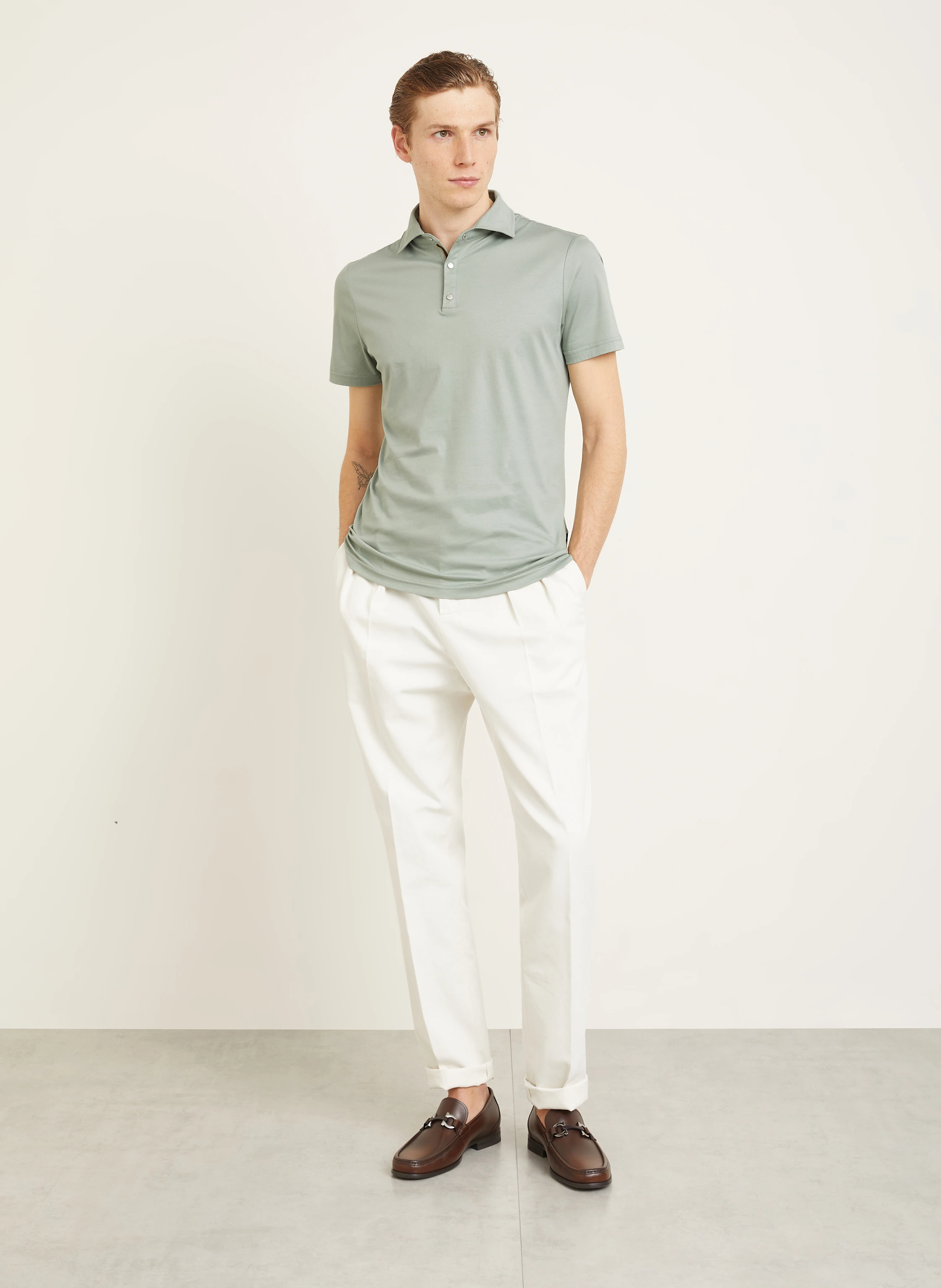 MOORER Jersey-Poloshirt