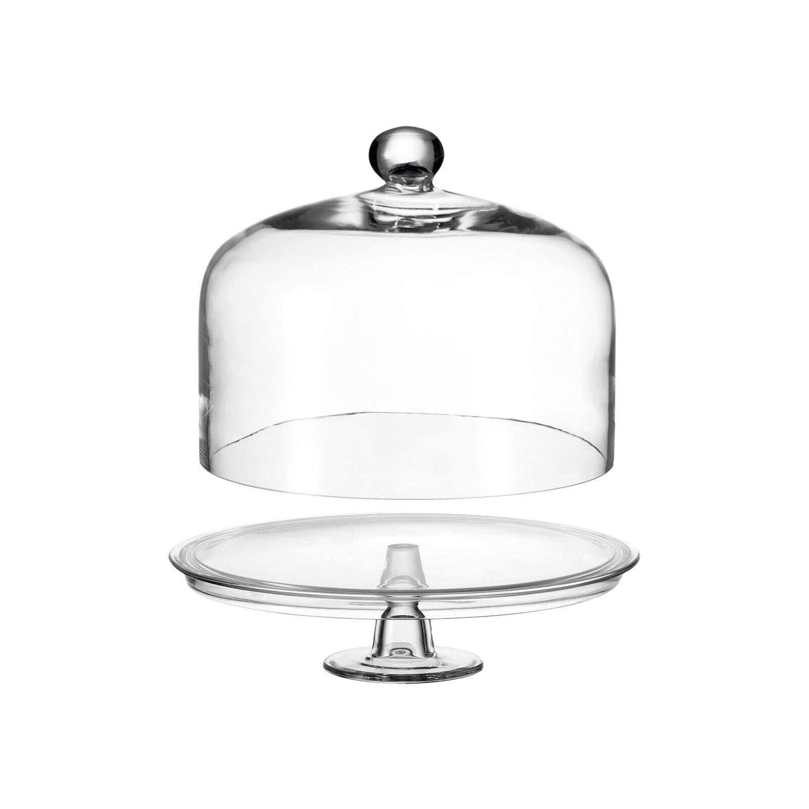 Leonardo Torten-Platte mit Glasglocke 2er Set
