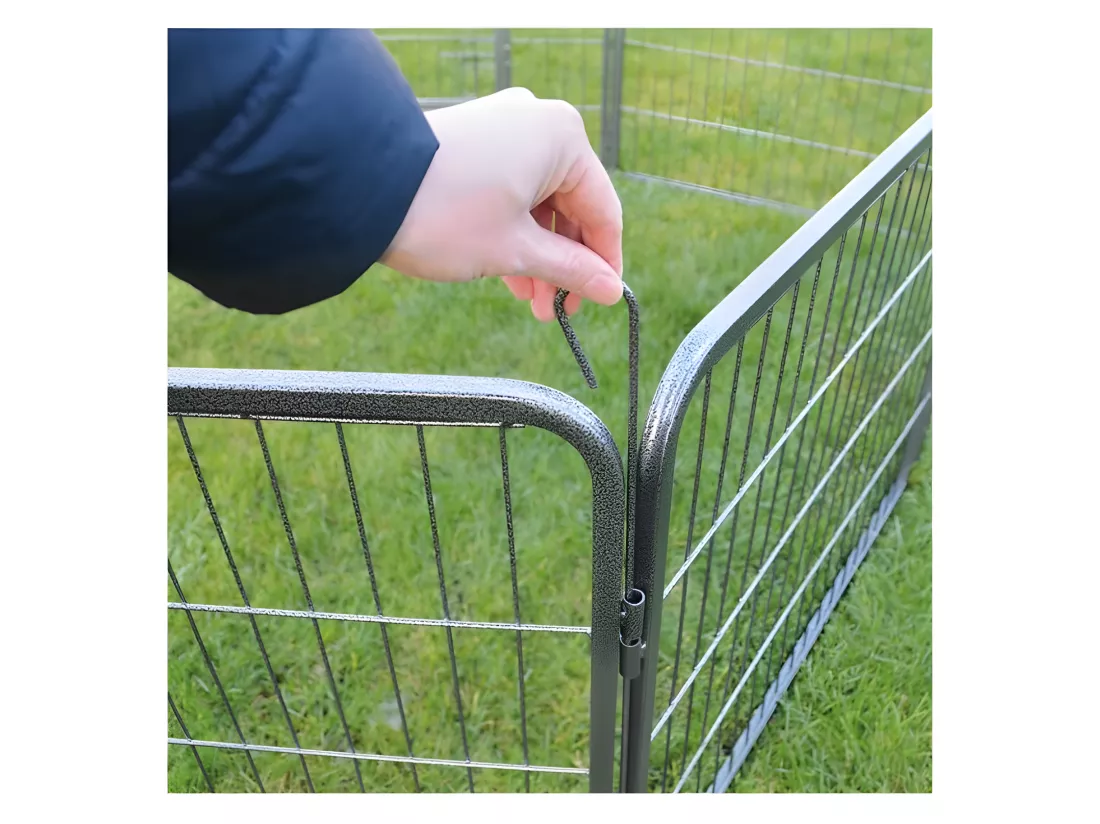 Parc enclos pour chiens grillage cage clôture intérieur et extérieur Hauteur 80cm modèle Dog run « M 481 »